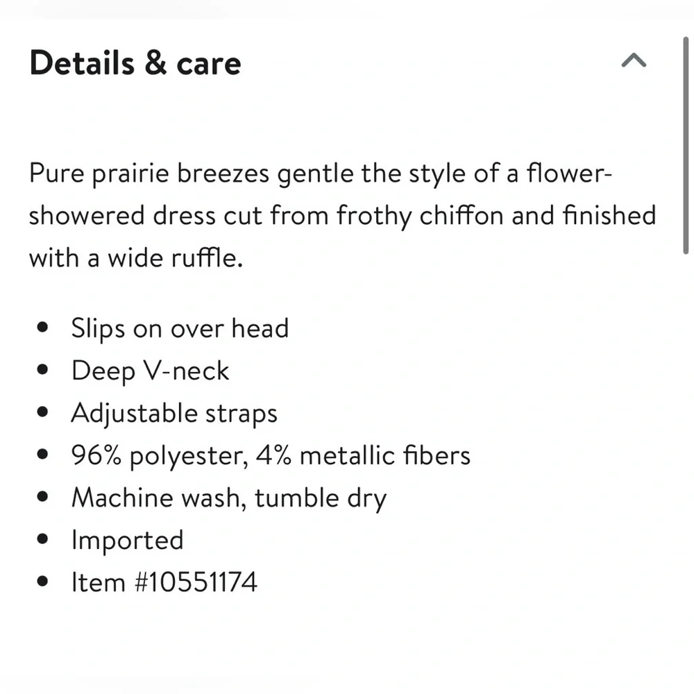 Lucky Brand Ruffle Floral Maxi Sundress Blue Brown w Gold  Size Large - Picture 16 of 16